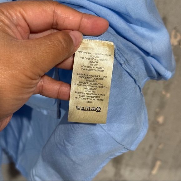 Maeve Anthropologie Size 2 Asymmetrical Sleeveless Shirt Dress Wedding Party NWT - Picture 5 of 8